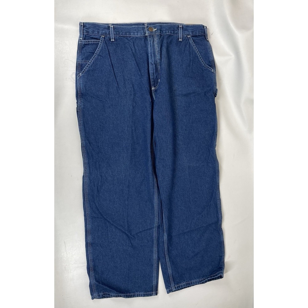 Carhartt B13 DST Original Fit Work Dungaree Carpenter‎ Jeans Mens 40x30 Blue NWT
